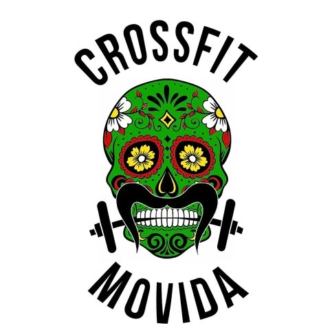 Crossfit Movida sugar skull logo