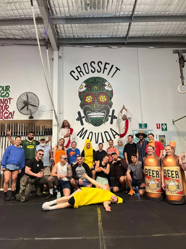 Crossfit Movida members training together in Maroochydore